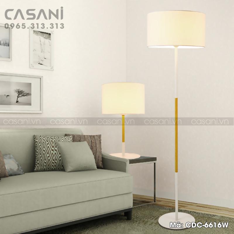 Hướng dẫn cách bài trí đèn cây trang trí góc sofa