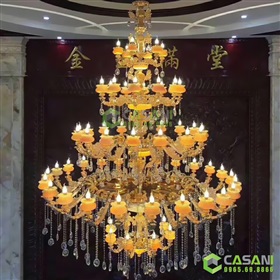Đèn Chùm Pha Lê Thông Tầng CCT-6814